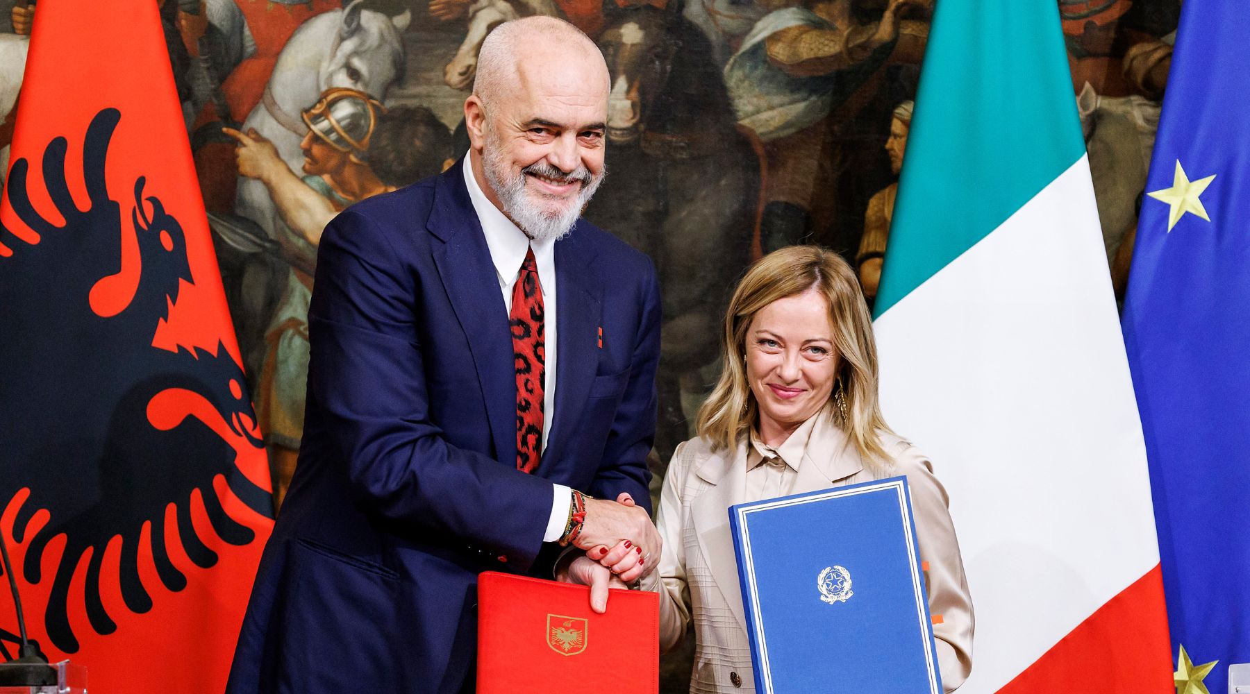 Italy has concluded an immigration agreement with Albania