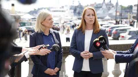 Magdalena Andersson och Annie Lööf