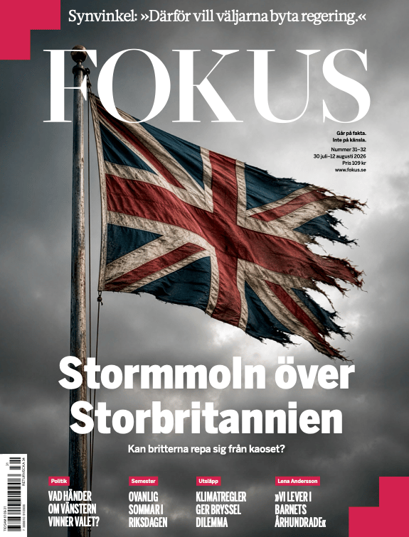 Stormmoln över Storbritannien
